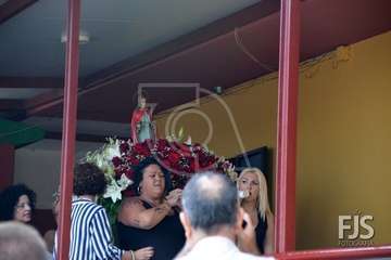 Procesión de Santa Agueda y la Virgen de Lourdes en Telde (Foto Francisco Javier Santana)